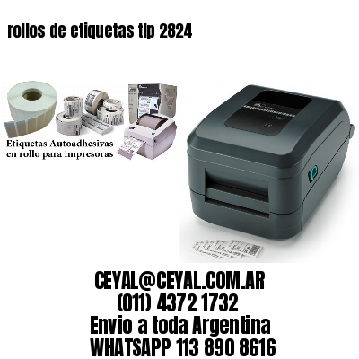 rollos de etiquetas tlp 2824