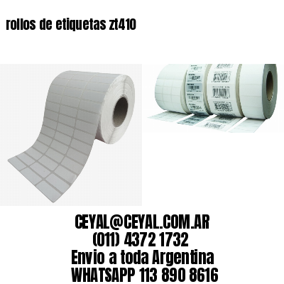 rollos de etiquetas zt410