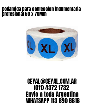 poliamida para confeccion indumentaria profesional 50 x 70Mm