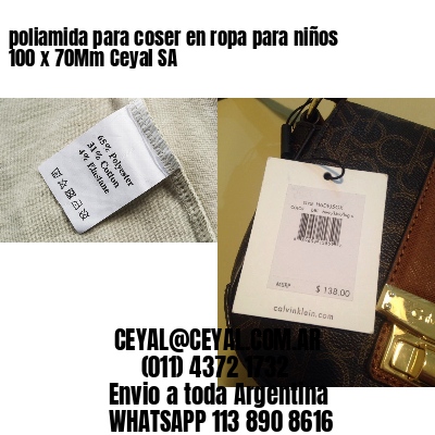 poliamida para coser en ropa para niños 100 x 70Mm Ceyal SA