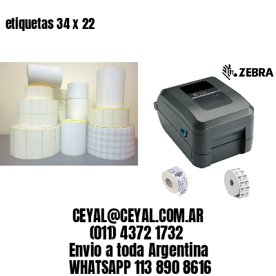etiquetas 34 x 22