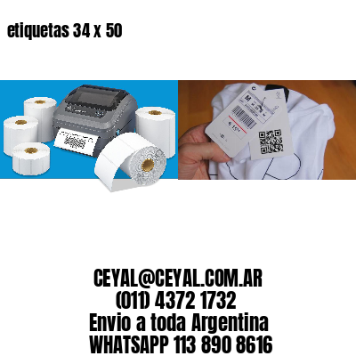 etiquetas 34 x 50