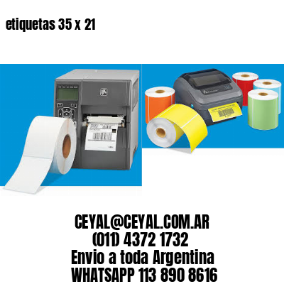 etiquetas 35 x 21