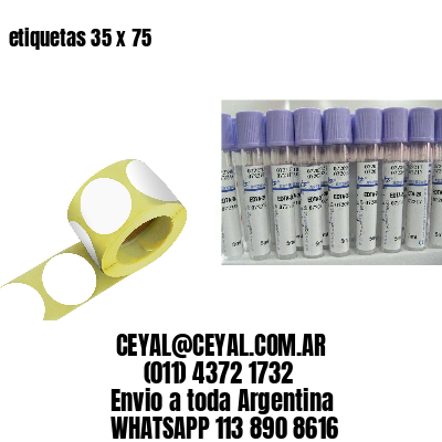 etiquetas 35 x 75