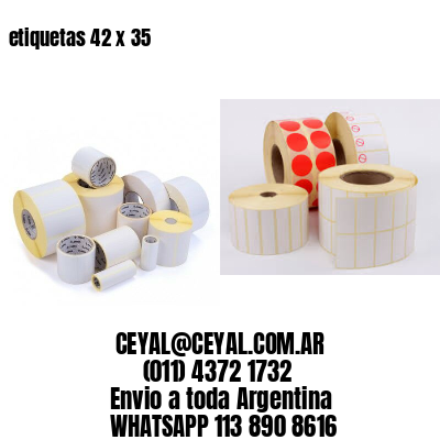 etiquetas 42 x 35