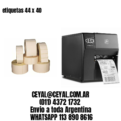 etiquetas 44 x 40