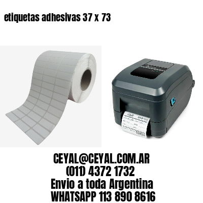 etiquetas adhesivas 37 x 73