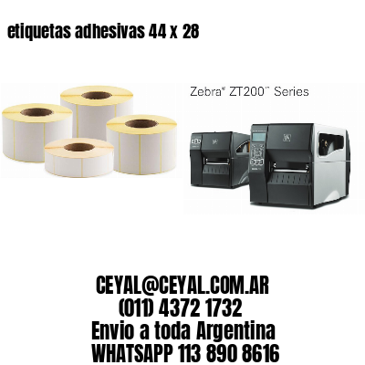 etiquetas adhesivas 44 x 28