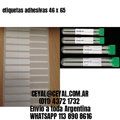 etiquetas adhesivas 46 x 65