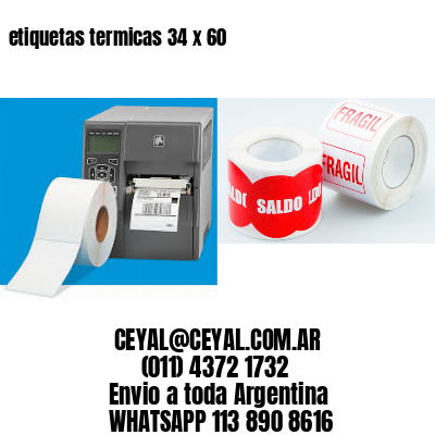 etiquetas termicas 34 x 60