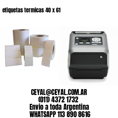 etiquetas termicas 40 x 61