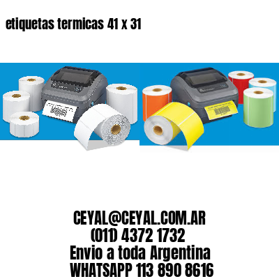 etiquetas termicas 41 x 31