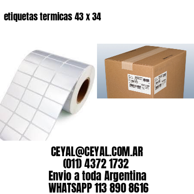 etiquetas termicas 43 x 34