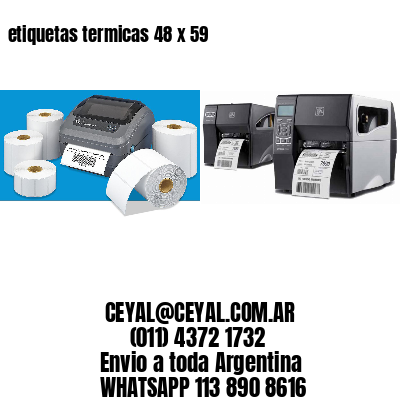 etiquetas termicas 48 x 59