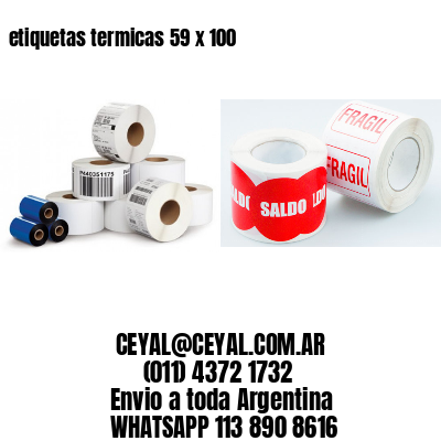 etiquetas termicas 59 x 100
