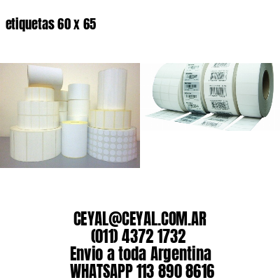 etiquetas 60 x 65
