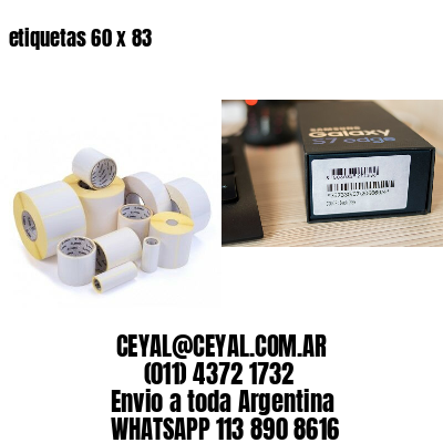 etiquetas 60 x 83