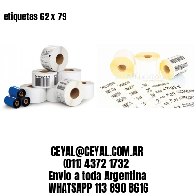 etiquetas 62 x 79