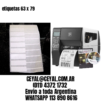 etiquetas 63 x 79