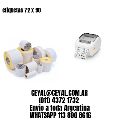 etiquetas 72 x 90