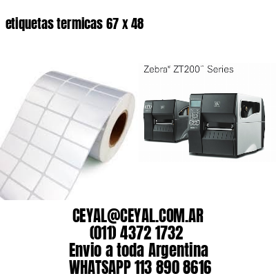 etiquetas termicas 67 x 48