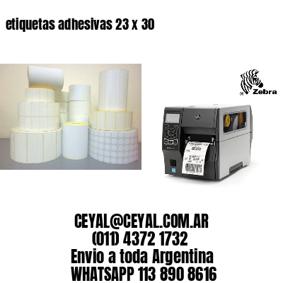 etiquetas adhesivas 23 x 30