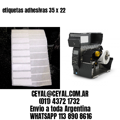 etiquetas adhesivas 35 x 22