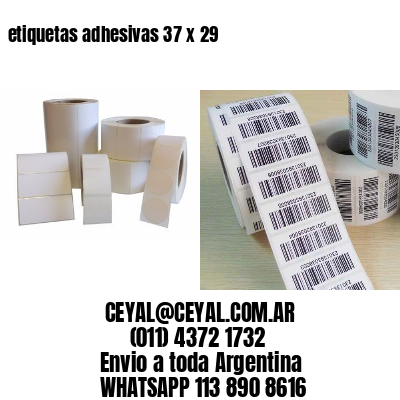 etiquetas adhesivas 37 x 29