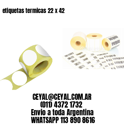etiquetas termicas 22 x 42