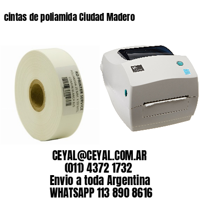 cintas de poliamida Ciudad Madero 
