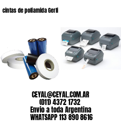 cintas de poliamida Gerli