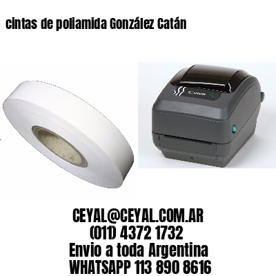 cintas de poliamida González Catán 