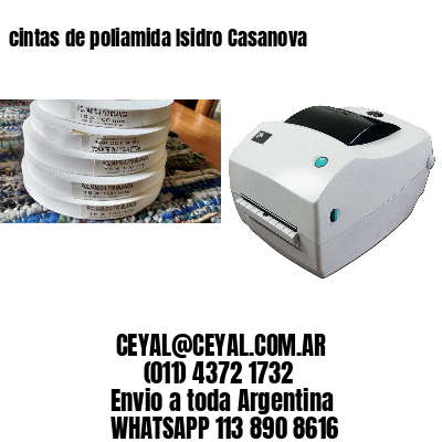 cintas de poliamida Isidro Casanova