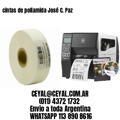cintas de poliamida José C. Paz