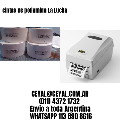 cintas de poliamida La Lucila