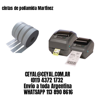 cintas de poliamida Martínez