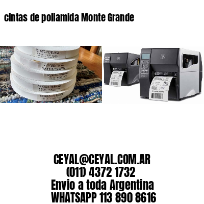 cintas de poliamida Monte Grande