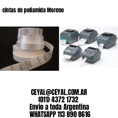 cintas de poliamida Moreno