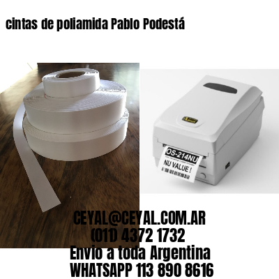 cintas de poliamida Pablo Podestá