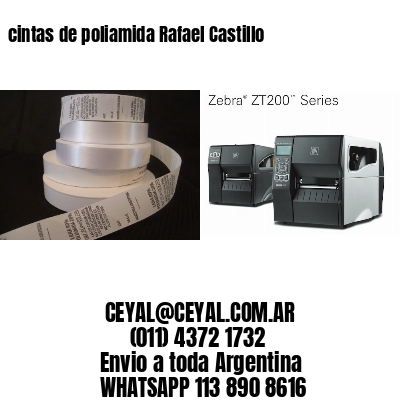 cintas de poliamida Rafael Castillo