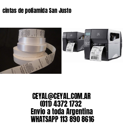 cintas de poliamida San Justo