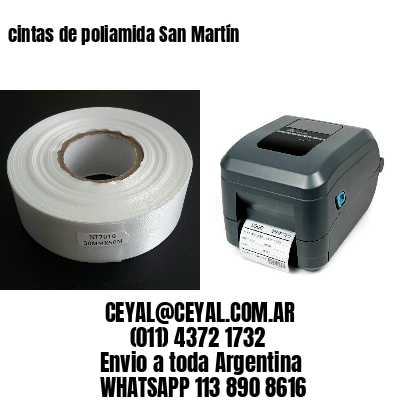 cintas de poliamida San Martín