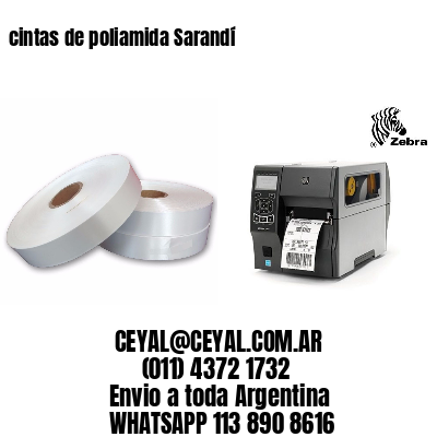 cintas de poliamida Sarandí