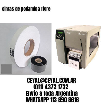 cintas de poliamida Tigre