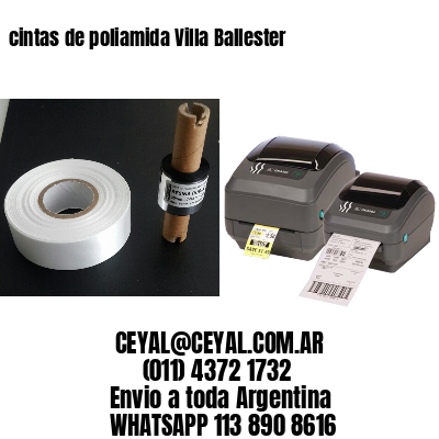 cintas de poliamida Villa Ballester