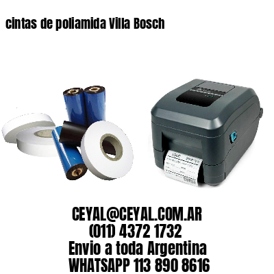 cintas de poliamida Villa Bosch