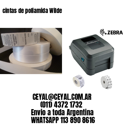 cintas de poliamida Wilde