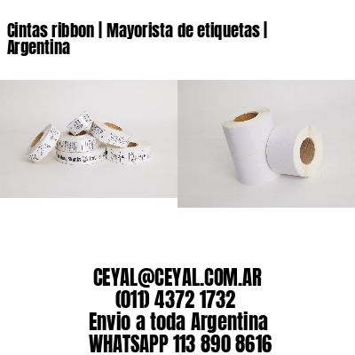 Cintas ribbon | Mayorista de etiquetas | Argentina