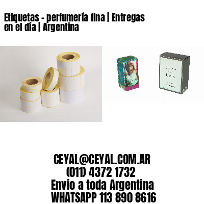 Etiquetas – perfumería fina | Entregas en el día | Argentina