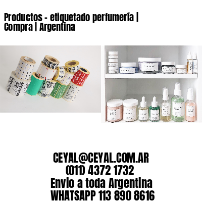 Productos – etiquetado perfumería | Compra | Argentina